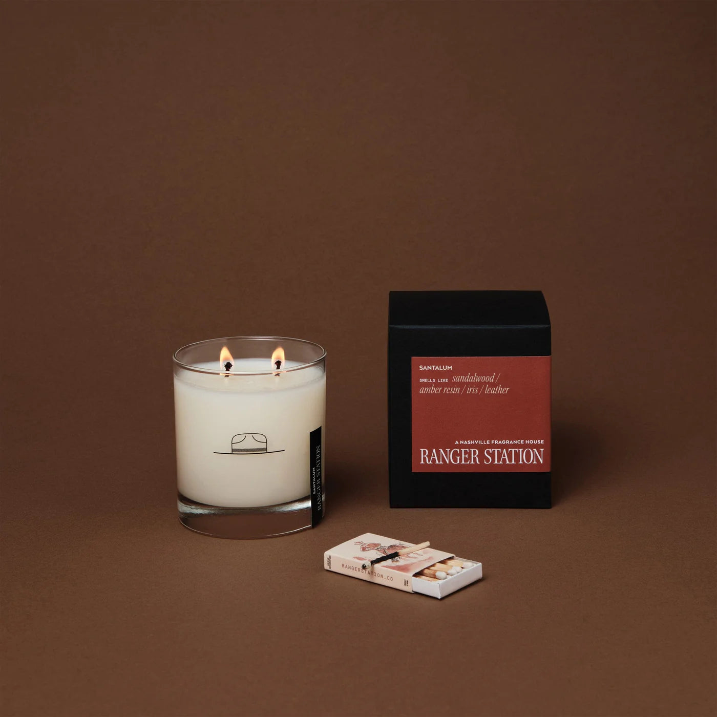 ROCKS GLASS CANDLE - SANTALUM - Thumbnail 4