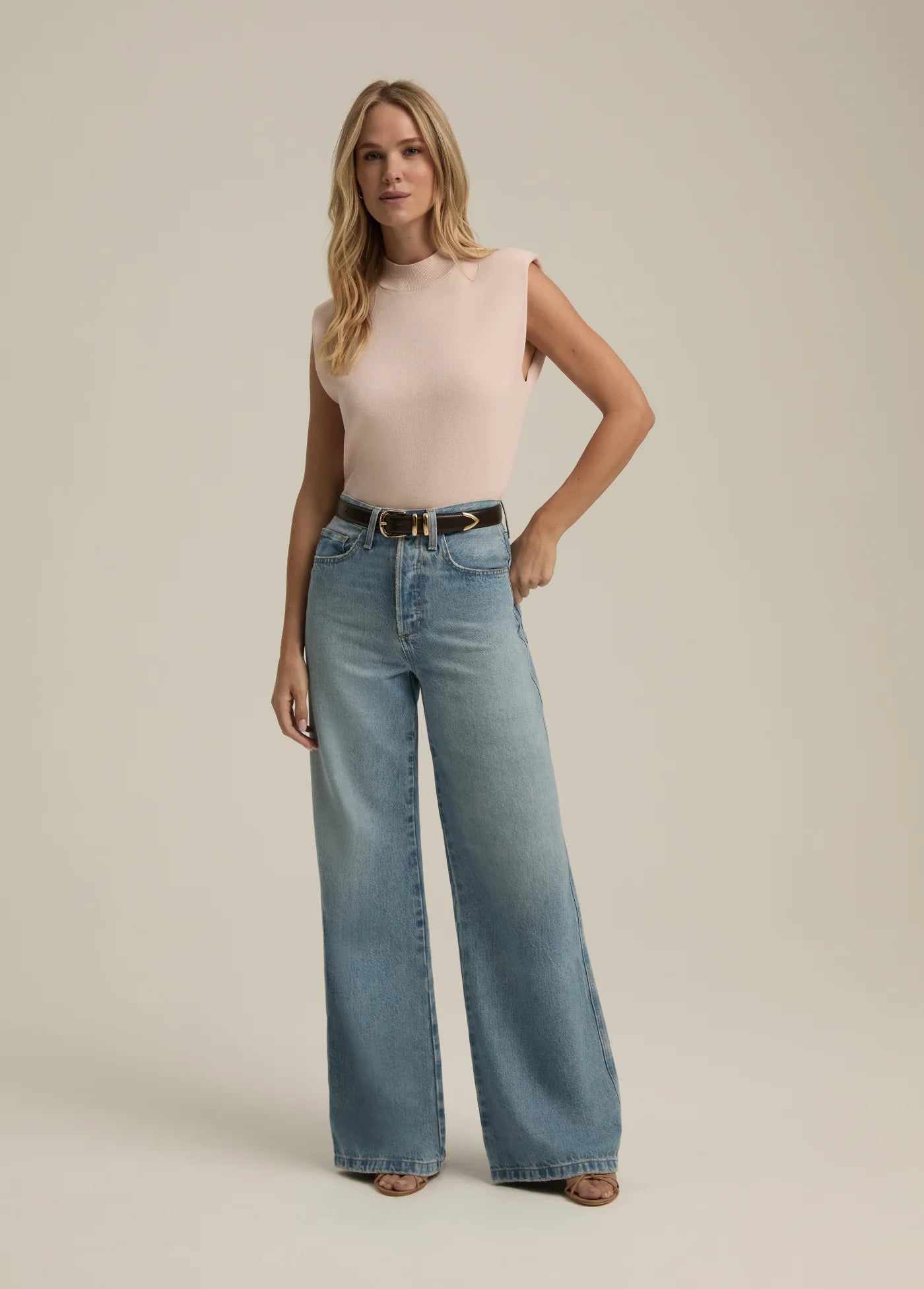 【韓国ERA エラ】WOMEN ERA WIDE FIT DENIM PANTS ERA - WOMEN ERA WIDE FIT DENIM PANTS